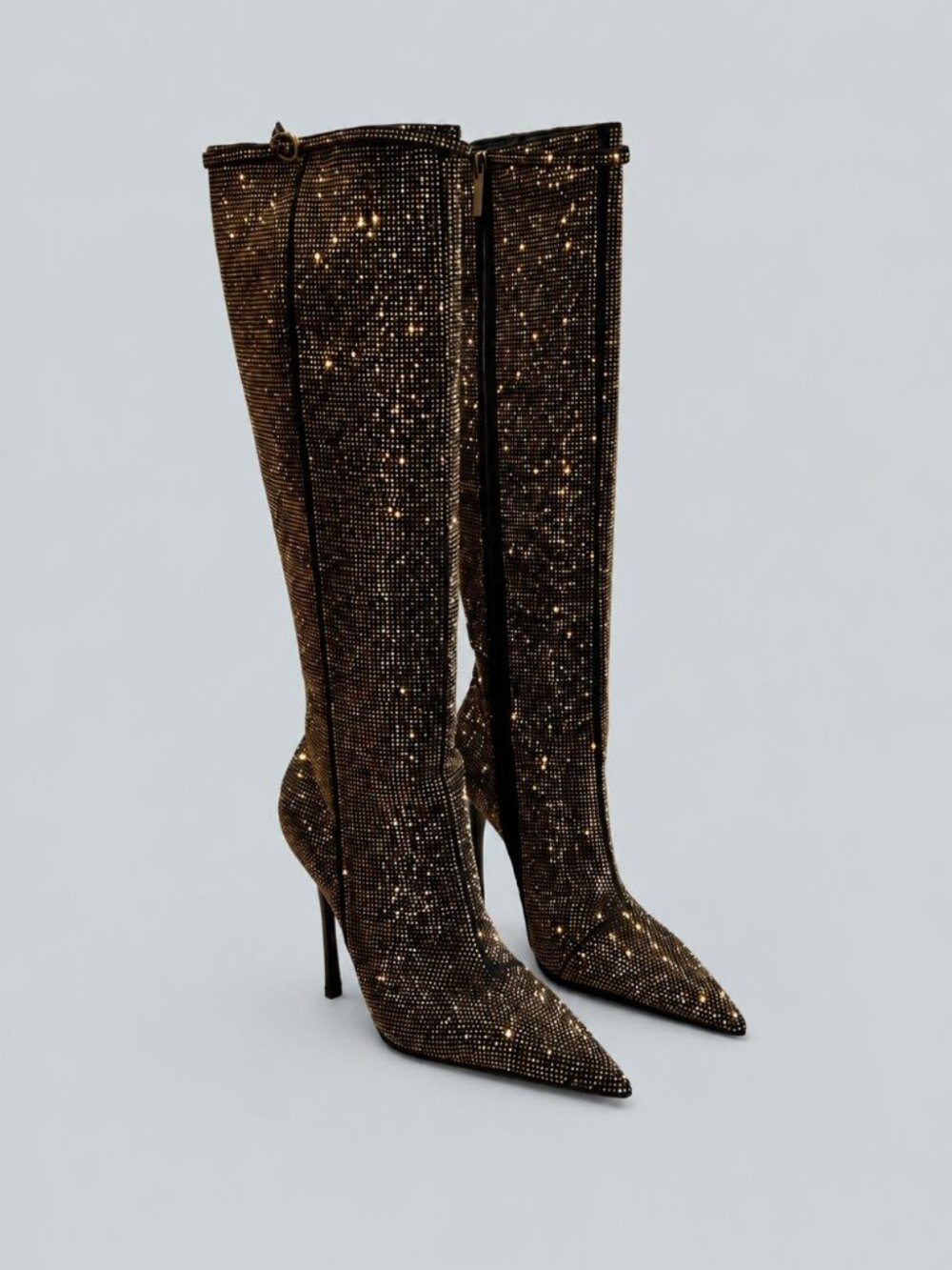 Women's Mayfair Pointed Boots - Charcoal